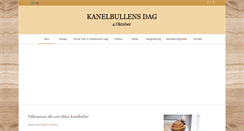 Desktop Screenshot of kanelbullensdag.se