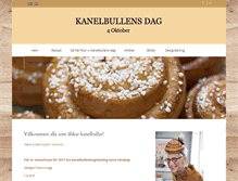 Tablet Screenshot of kanelbullensdag.se